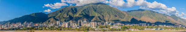 A panoramic view of Caracas stock photo