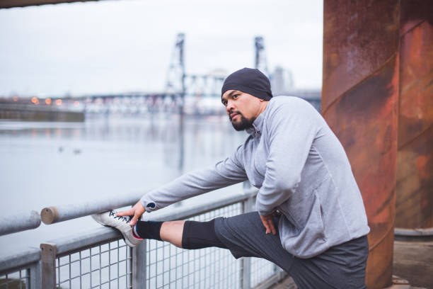 istock Fit Male Exercising in Urban Environment 910742608
