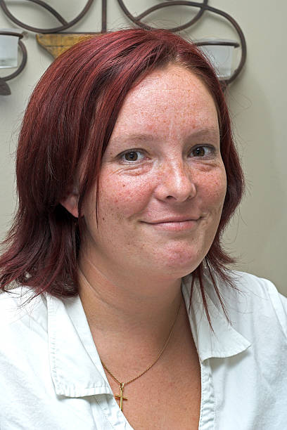 istock Red Head Business Woman 91075215