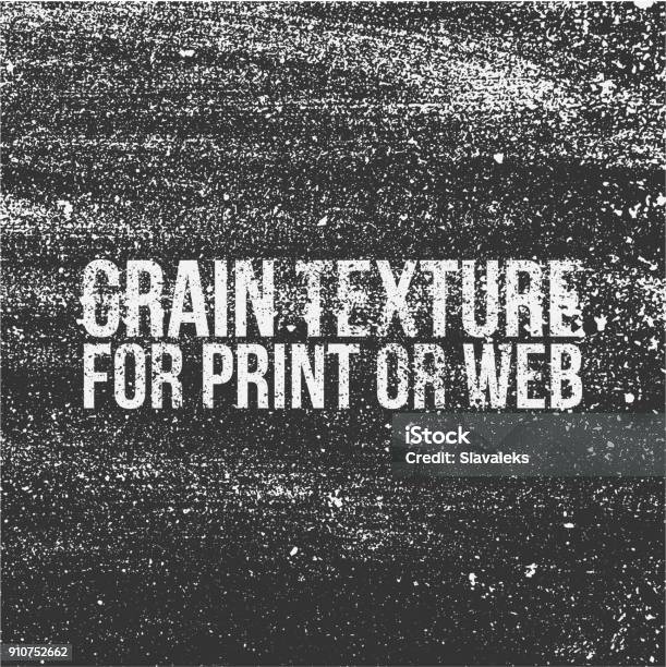 Grain Texture For Print Or Web Stock Illustration - Download Image Now - Textured, Seal - Stamp, Dirty