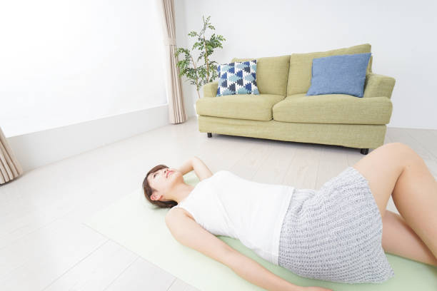 istock Woman doing yoga 910761368