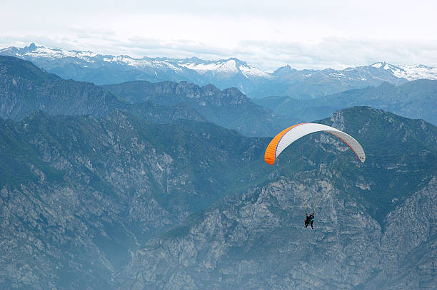 istock Paragliding in The Alps 91076156