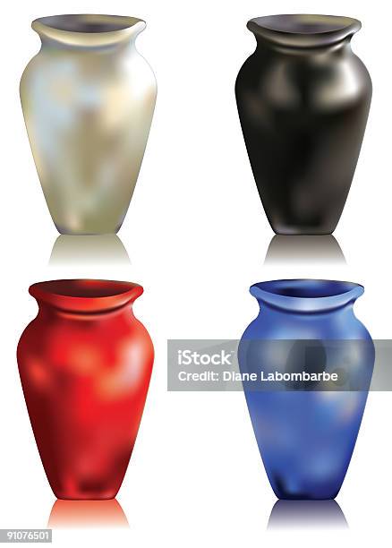 Vases Vecteurs libres de droits et plus d'images vectorielles de Céramique - Céramique, Illustration, Image en couleur