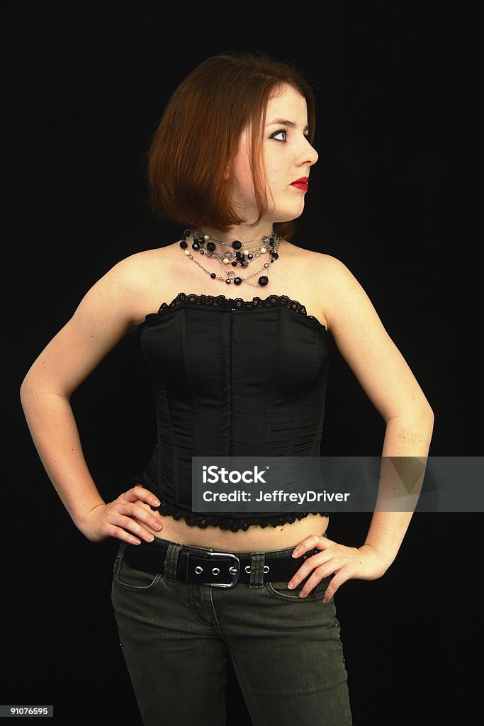 Rock Chick - Foto stock royalty-free di Abbigliamento casual