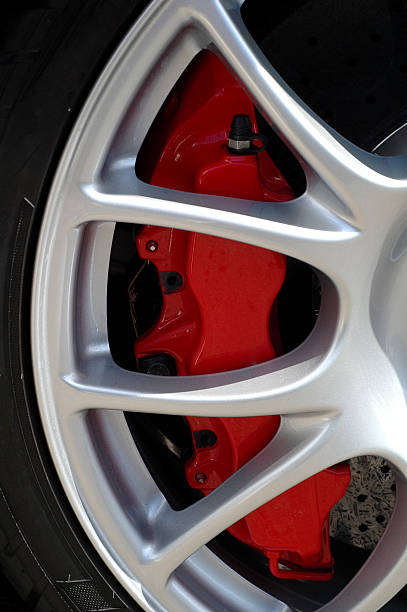 istock brake caliper on a sports car 91076976