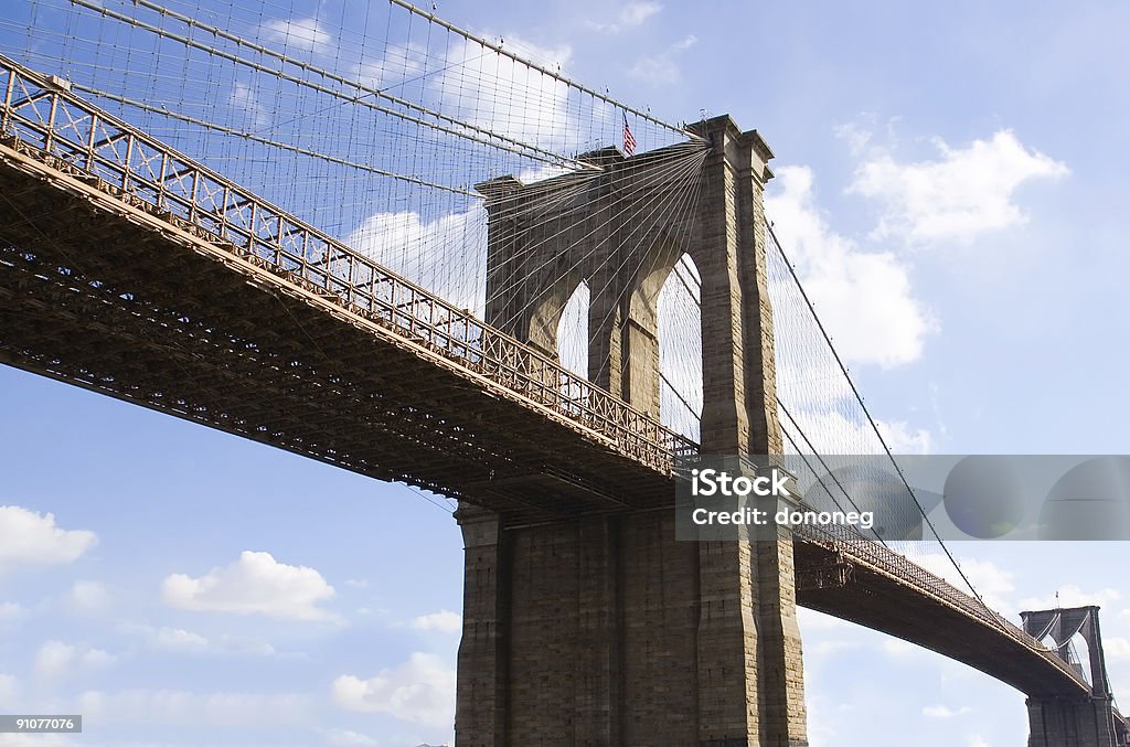 Le pont de Brooklyn - Photo de Liberté libre de droits