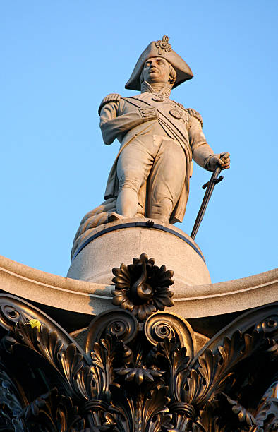 istock Nelson - detail of Trafalgar Square Central monument 91077368