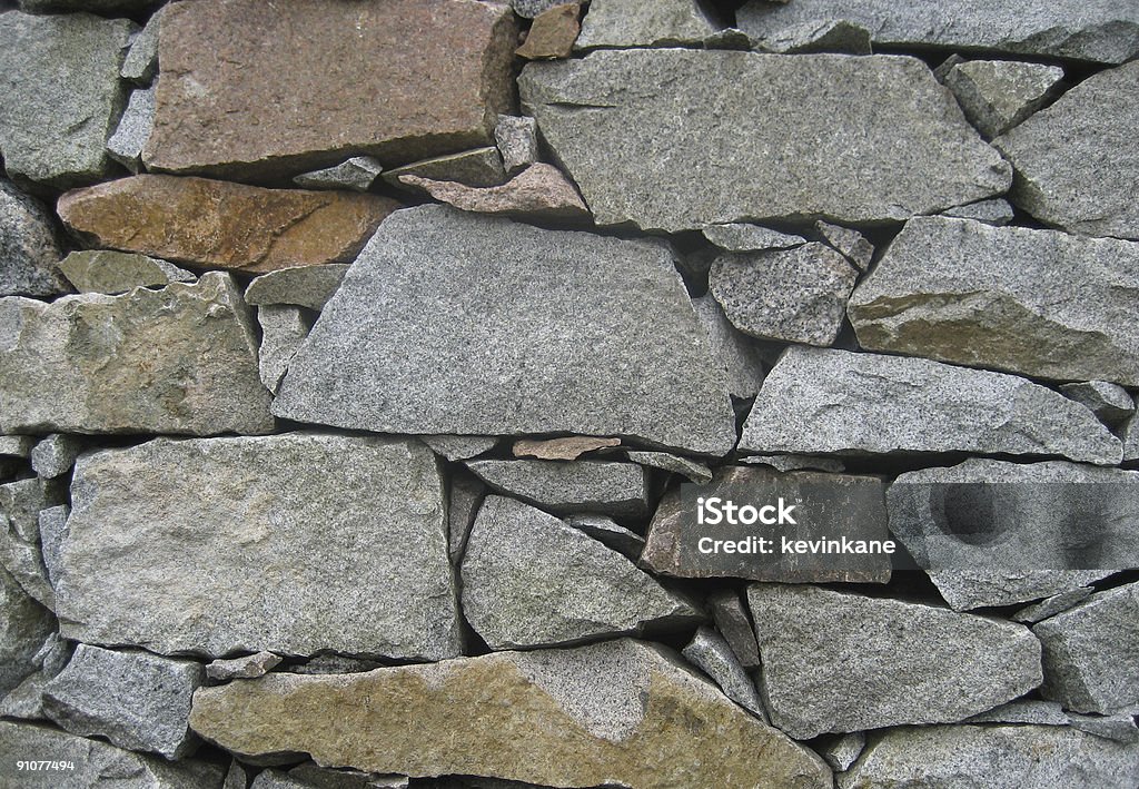 Muro di pietra a secco - Foto stock royalty-free di Abilità