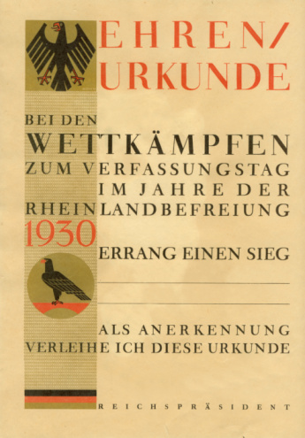 German postage stamp isolated on black