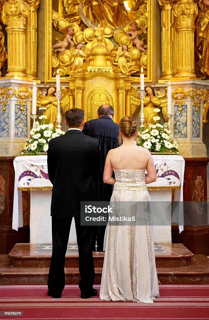 Igreja de Casamento - Royalty-free Altar Foto de stock