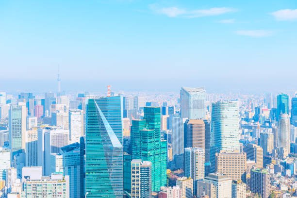 istock Roppongi skyscraper group in japan 910785906