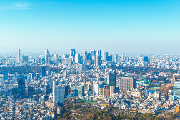 istock High-rise building group in Shinjuku 910787150