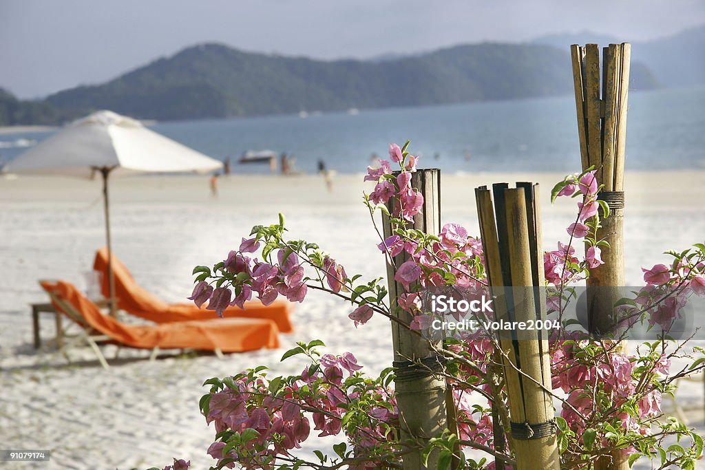 Cena de praia - Foto de stock de Areia royalty-free