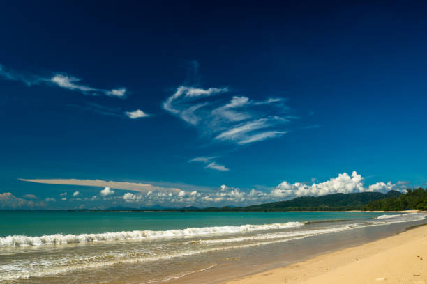 istock Beautiful blue sky on the beach Thailand 910793426