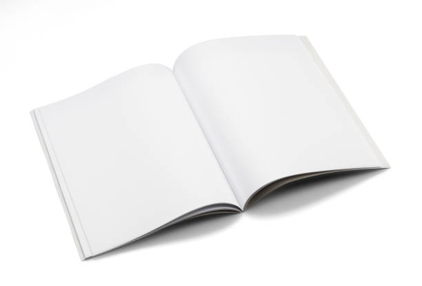 istock Mock-up magazines, book or catalog on white table background 910794198