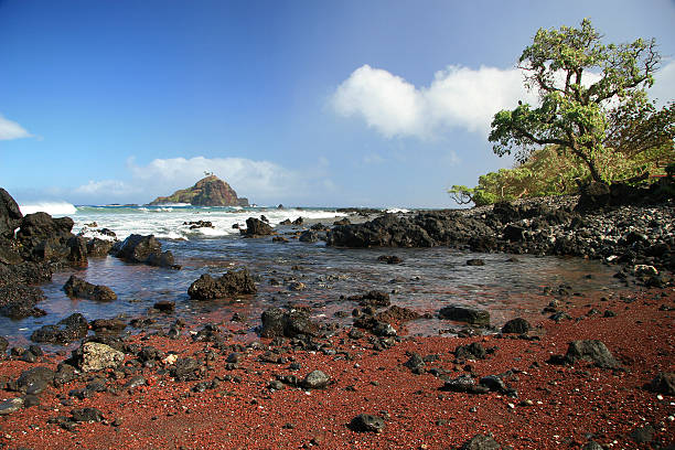istock Red Sand Beach on Maui, Hawaii 91079595