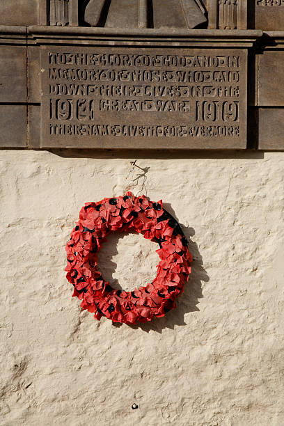 istock War Memorial With Poppy Wreath 91079669