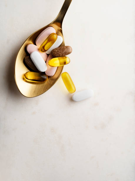 Medicine, Pill, Capsule, drug, Anti-obesity Medication stock photo