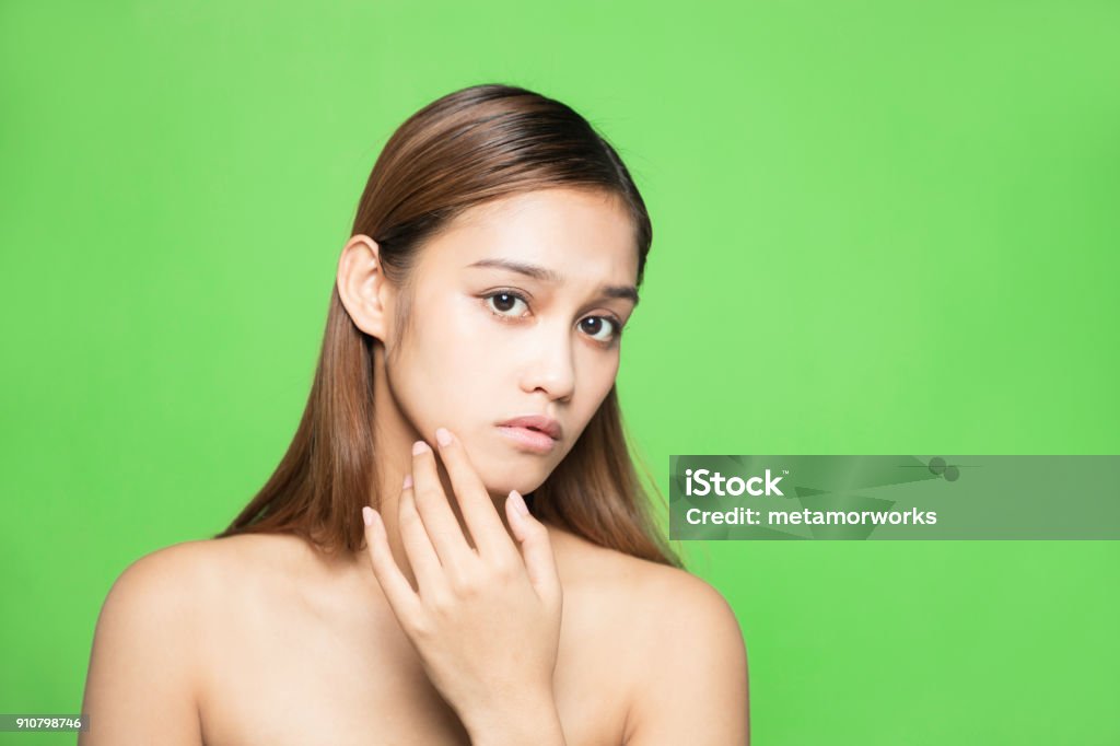 Skin care concept. 20-29 Years Stock Photo