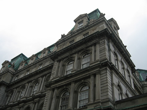 Municipal House Smetana Hall, a celebrated concert venue, in Prague, Czech Republic, Náměstí Republiky in the centre of the city.