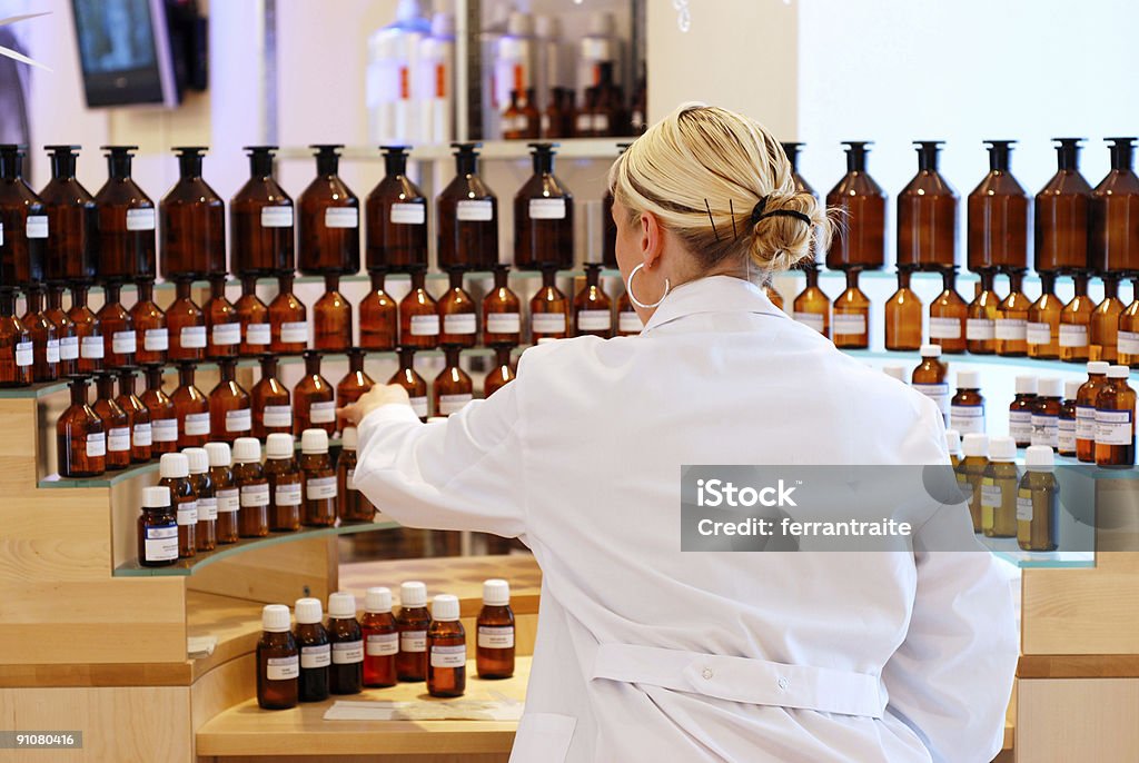 Chemiker Arbeiten im Labor. - Lizenzfrei Parfüm Stock-Foto