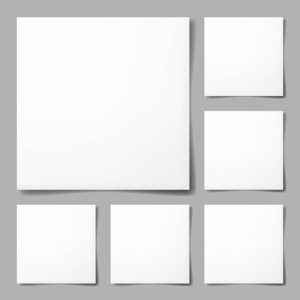 istock Blank sheet of white paper with the shadow, template for your design 910805222