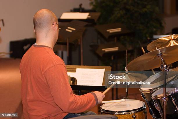 Drummer Stock Photo - Download Image Now - Adult, Adults Only, Church