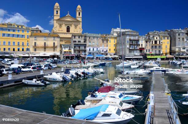 Harbour In Bastia Stock Photo - Download Image Now - Bastia, Architecture, Baptist