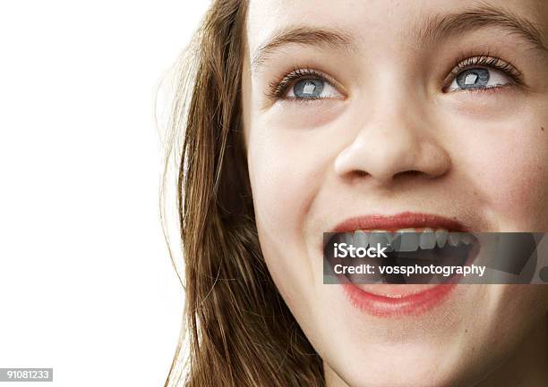 Glücklich Teenagegirl Stockfoto und mehr Bilder von Attraktive Frau - Attraktive Frau, Aufregung, Blaue Augen