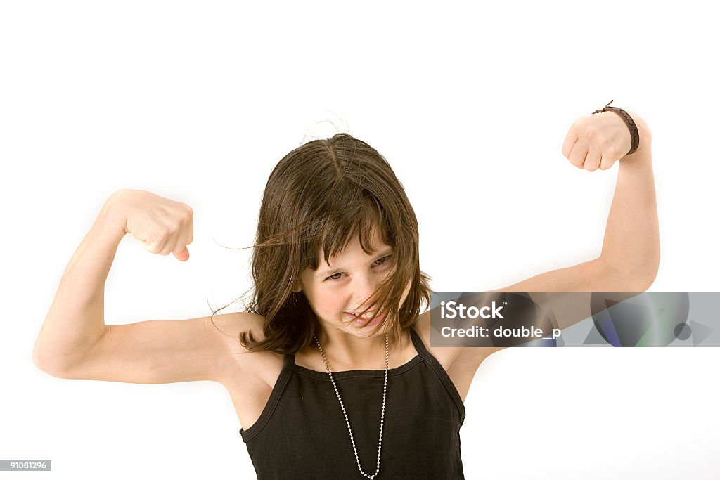 girl power - Lizenzfrei 10-11 Jahre Stock-Foto