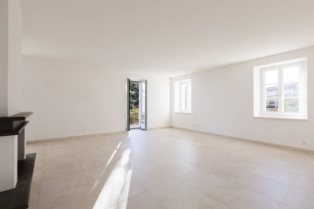 istock Interiors of modern house, empty room 910818100