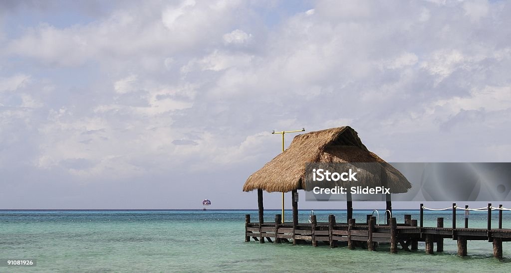 Karibik Fußgängerbrücke - Lizenzfrei Atlantik Stock-Foto