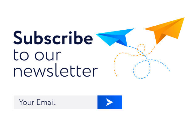 email-subscribe-form copy Subscribe Now For Our Newsletter (Flat Style Vector Illustration UI UX Design) with Text Box and Subscribe Button Template email subscription stock illustrations