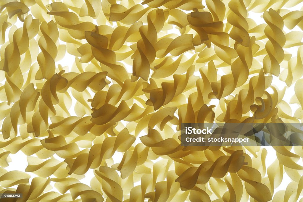 Pasta Fusilli - Foto stock royalty-free di Cibi e bevande