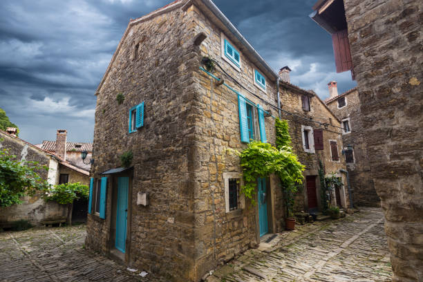 istock architecture of Groznjan, Croatia. 910840356