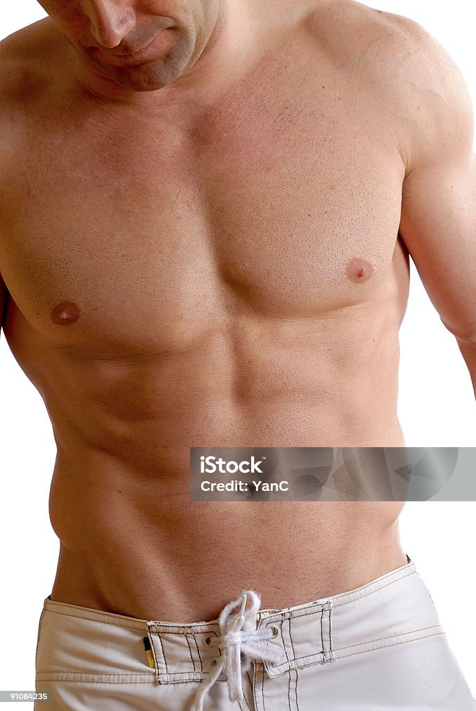 Muscles man  Adult Stock Photo