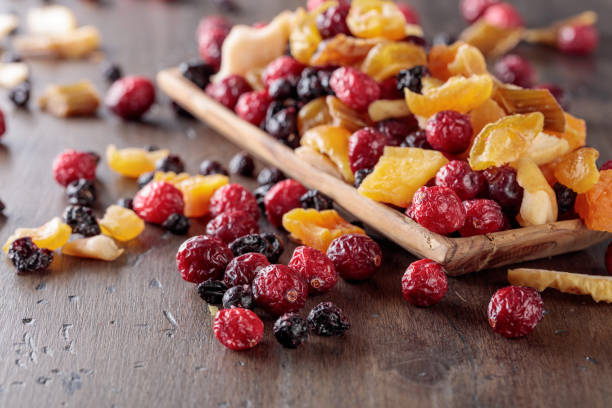 istock Dried fruits and berries. 910843522