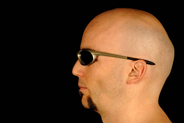 190+ Men Human Head Sunglasses Shaved Head Stock Photos, Pictures ...