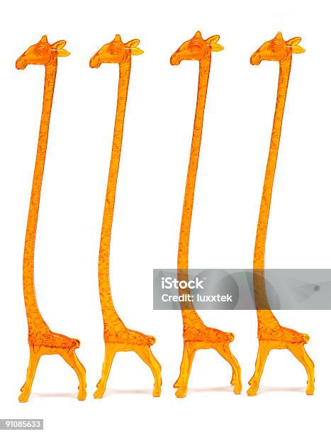 Giraffa Forma Di Cocktail Stirrers - Fotografie stock e altre immagini di Agitatore da cocktail - Agitatore da cocktail, Arancione, Colore descrittivo
