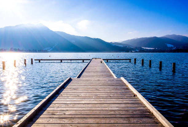 테 게 른 제 호수-바바리아-독일 - tegernsee lake tegernsee lake mountain 뉴스 사진 이미지