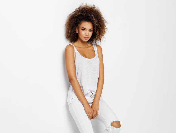 istock Beautiful african american female model 910862818