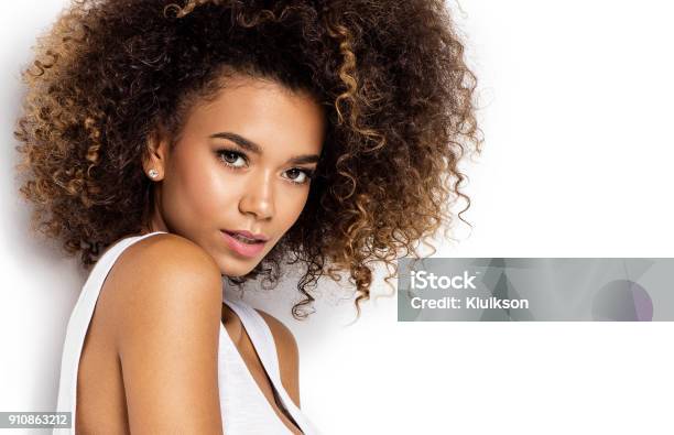 Beautiful African American Female Model Stock Photo - Download Image Now - Fashion Model, African-American Ethnicity, African Ethnicity