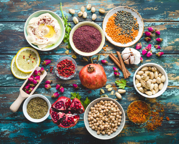 Arab ingredients for middle eastern food