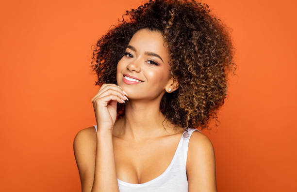 istock Beautiful african american female model 910867734