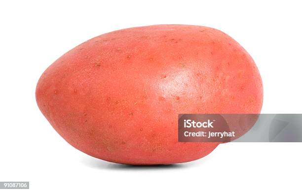 Red Desiree Potato Side Stock Photo - Download Image Now - Raw Potato, Close-up, Color Image