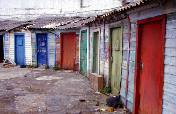 istock Fishing shacks in Portugal 91087614