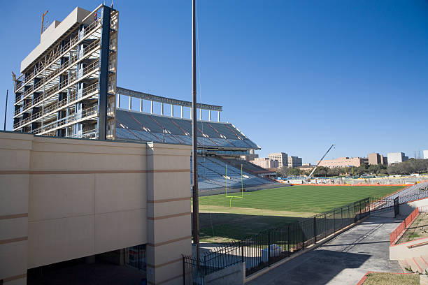 istock Darrell K Royal - Texas Memorial Stadium north endzone construction 91088110