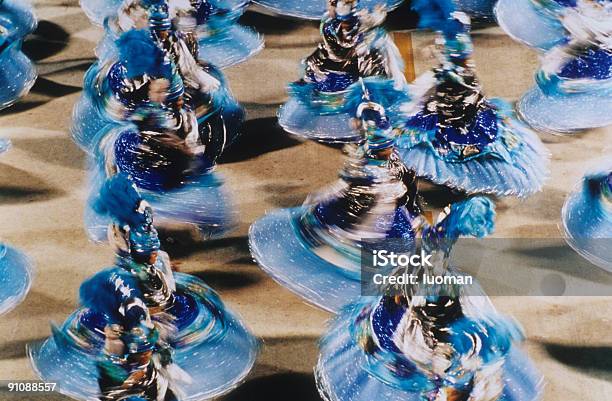 Carnival In Rio De Janeiro Stock Photo - Download Image Now - Carnival - Celebration Event, Rio de Janeiro, Samba Dancing