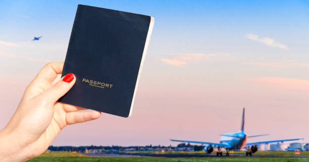 istock Passport composite - travel concepts 910886018