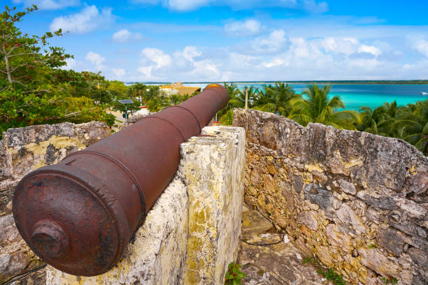 istock Bacalar San Felipe fort Quintana Roo Mexico 910886832
